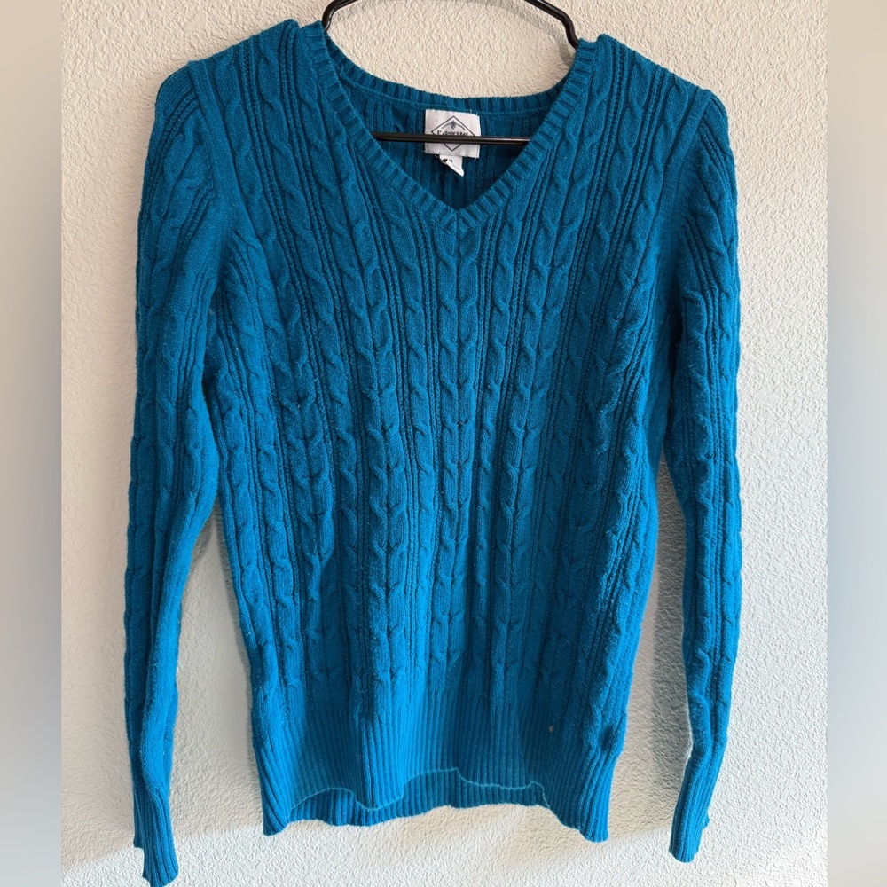 St. John's Bay Teal Knit Sweater